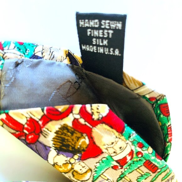 TWO Robert Talbott SPECIAL CHRISTMAS HOLIDAY 100% Silk Hand Sewn Tie LIMITED - Picture 13 of 15